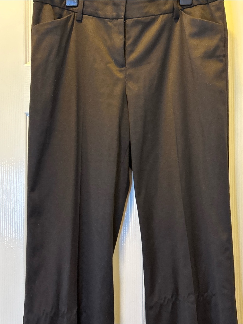Express Editor Brown Boot‑Cut Dress Pants Y2K authentic - Picture 2 of 7